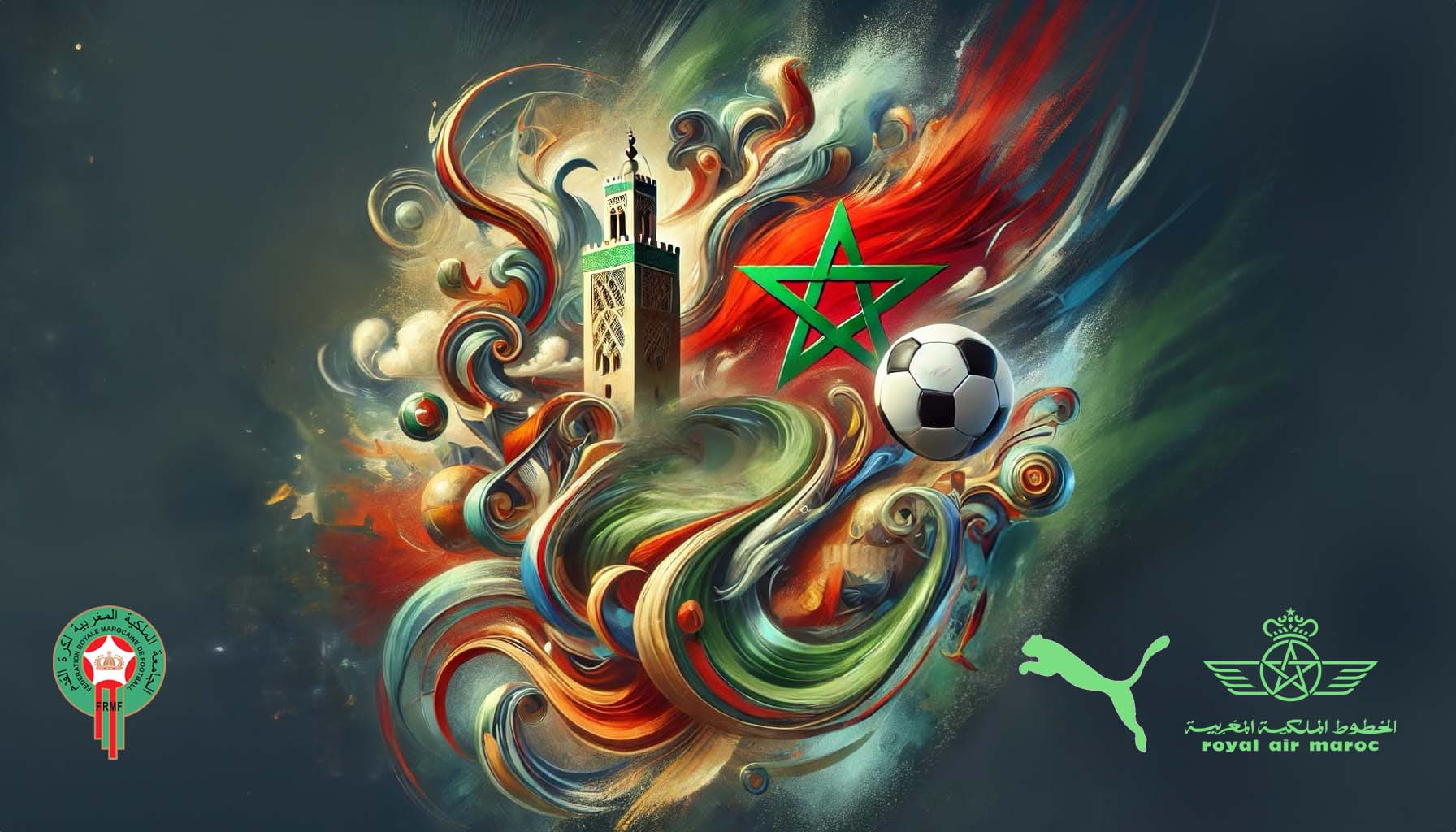 Marokkaanse voetbalbond, Royal Air Maroc en Puma bundelen krachten: ‘Marokko, land van voetbal’